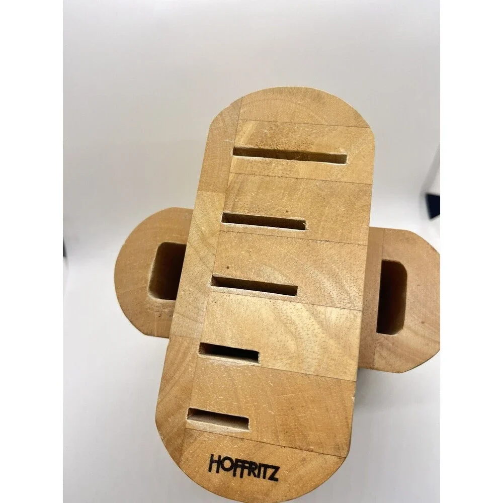 HOFFRITZ KNIFE WOOD BLOCK, Knive Organizer